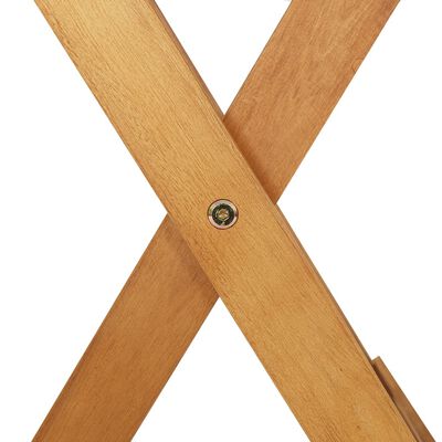 vidaXL Folding Patio Table 35.4"x35.4"x29.5" Solid Acacia Wood