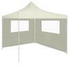 vidaXL Gazebo Sidewall with Windows 13.1'x6.6' Cream