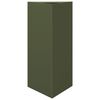 vidaXL Garden Planter Set of 2 Olive green Steel Medium Durable