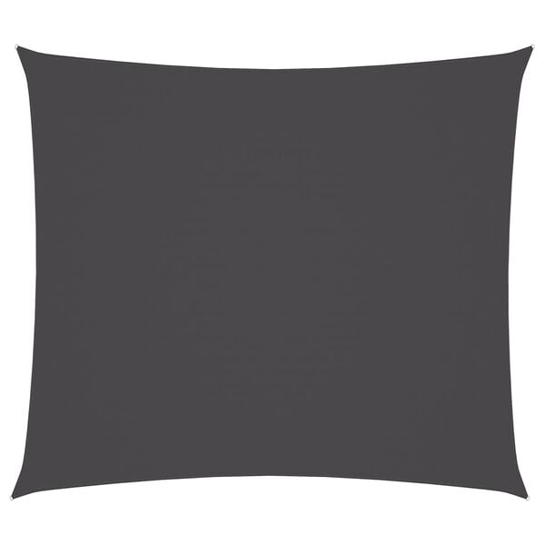 vidaXL Sunshade Sail Oxford Fabric Rectangular 6.6x8.2' Anthracite