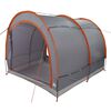 vidaXL Bike Storage Tent with Roof Grey and Orange 256 x 222 x 182 cm