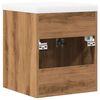vidaXL Bathroom Furniture Set Artisan Oak Engineered Wood Medium