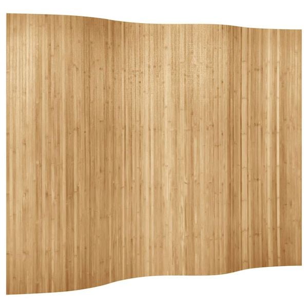 vidaXL Room Divider Bamboo 98.4"x65" Natural