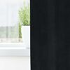 vidaXL Blackout Curtains 2 pcs Black 55.12 x 102.36 in Velvet