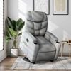 vidaXL Stand Up Massage Recliner Chair Light grey