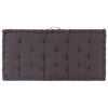vidaXL Pallet Cushion Anthracite