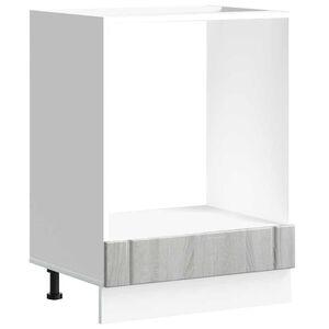 vidaXL Oven Cabinet Grey sonoma Engineered wood Compact Oven Cabinet