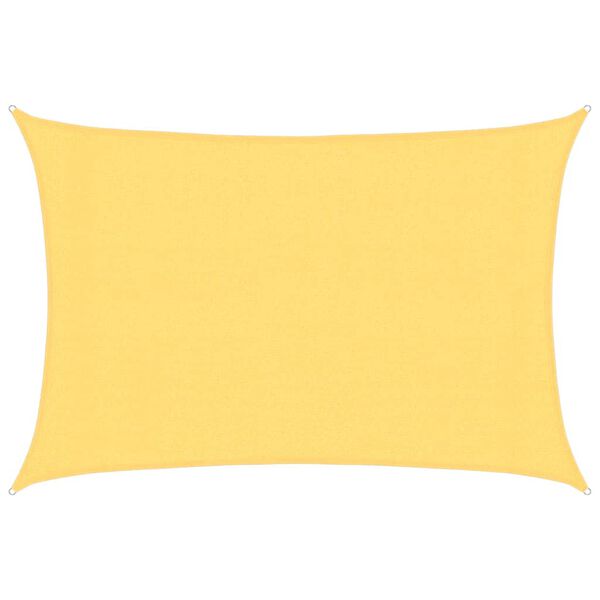 vidaXL Sunshade Sail 1.75 oz/ft² Beige 9.8x14.8' HDPE