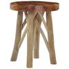 vidaXL Stool Brown Teak Wood