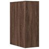 vidaXL Narrow Bathroom Cupboard Brown Oak Engineered Wood Narrow
