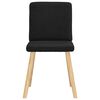 vidaXL Dining Chair Set of 4 Black
