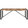 vidaXL Dining Table Brown and Black