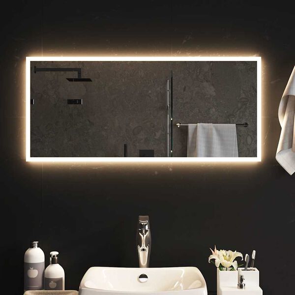 vidaXL LED Bathroom Mirror 35.4"x15.7"