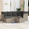 vidaXL Garden Sofa Set Grey