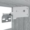 vidaXL Wall Cabinet Grey Sonoma Engineered wood 12.8x13.6x35.4 in