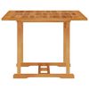 vidaXL Garden Table Teak Fine sanded teak hardwood with water-based finish