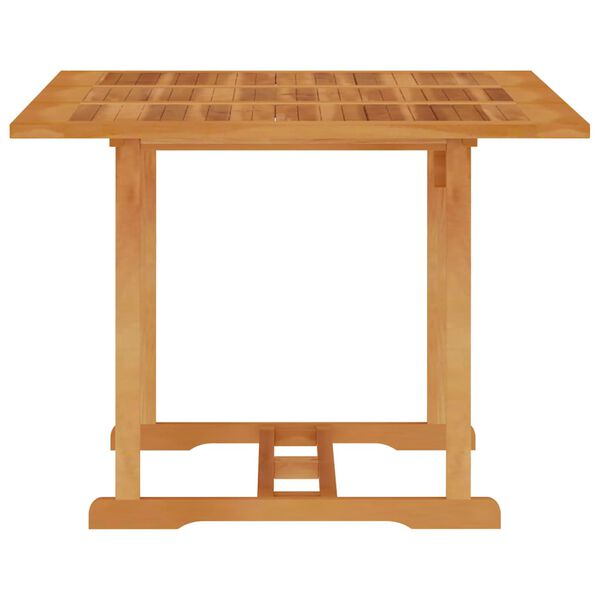 vidaXL Garden Table Teak Fine sanded teak hardwood with water-based finish