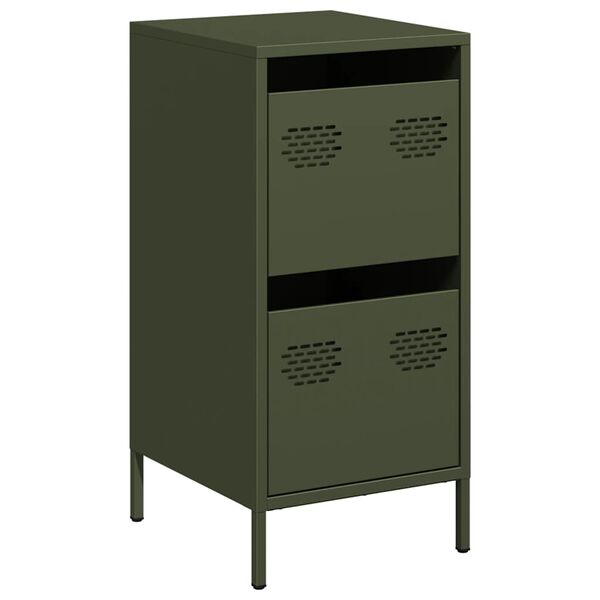 vidaXL Sideboard Olive green Cold-rolled Steel Medium Sideboard
