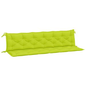 vidaXL Garden Bench Cushion Set of 2 Bright Green