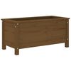 vidaXL Garden Planter Honey brown Solid pine wood Medium