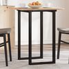 vidaXL Dining Table Legs O-Frame 15.7"x15.7"x28.7" Steel