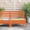 vidaXL Garden Sofa Wax brown Solid pine wood Single unit size Modular