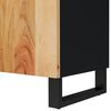 vidaXL TV Cabinet Natural wood with black