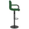 vidaXL Bar Stool Set of 2 Dark Green