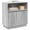 vidaXL LED Sideboard Grey Sonoma 27.95 x 13.58 x 29.53 in