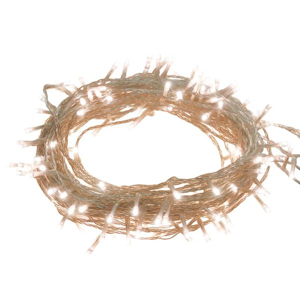 vidaXL LED String Warm White PVC, Copper 328 ft Decorative Inlays