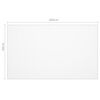 vidaXL Table Protector Matt 39.4x23.6" 0.06 " PVC