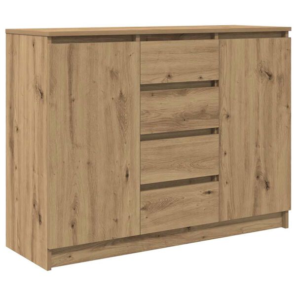 vidaXL Sideboard Artisan Oak Engineered Wood Standard size for a sideboard