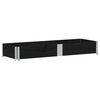 vidaXL Pallet Collar Black 59.1x19.7" Solid Wood Pine