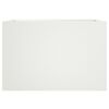 vidaXL Planter White Cold-rolled steel Medium Decorative Inlays