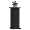 vidaXL Plant Stand Black Engineered Wood Tall Minimalist Plant Stand