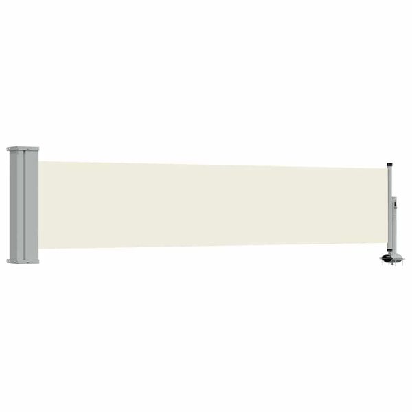 vidaXL Side Awning Cream and gray