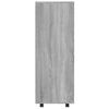 vidaXL Wardrobe Grey Sonoma Engineered Wood Wardrobe Rectangular