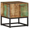 vidaXL Side Table Multicolor Solid reclaimed wood 11.8x11.8 in Durable