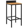 vidaXL Garden Bar Set Black