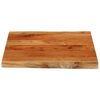 vidaXL Table Top Natural Solid acacia wood 31.5x31.5 in Durable