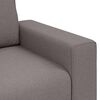 vidaXL Sofa Taupe 39.37 x 30.31 x 32.28 in Fabric