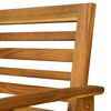 vidaXL Garden Table And Chairs Brown Solid Acacia Wood Medium