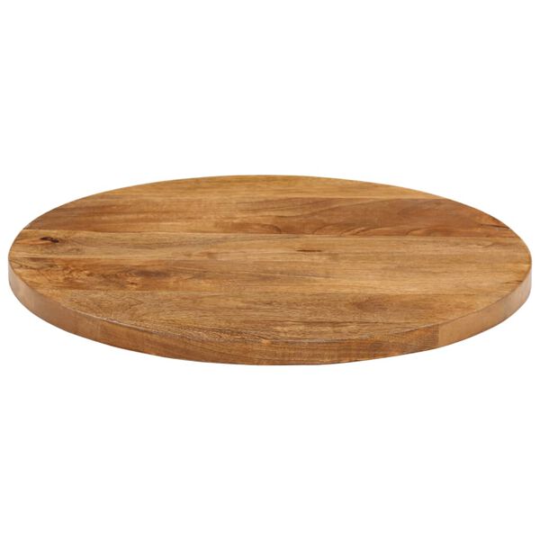 vidaXL Table Top Ø 19.7"x1" Round Solid Wood Mango