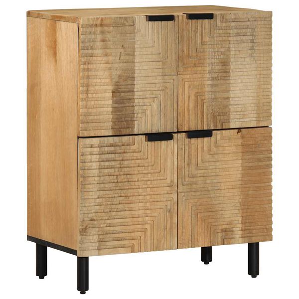 vidaXL Sideboard Brown Solid mango wood, Engineered wood, Metal Medium