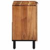 vidaXL Bathroom Sink Cabinet with Shelf with Storage Solid Acacia Wood
