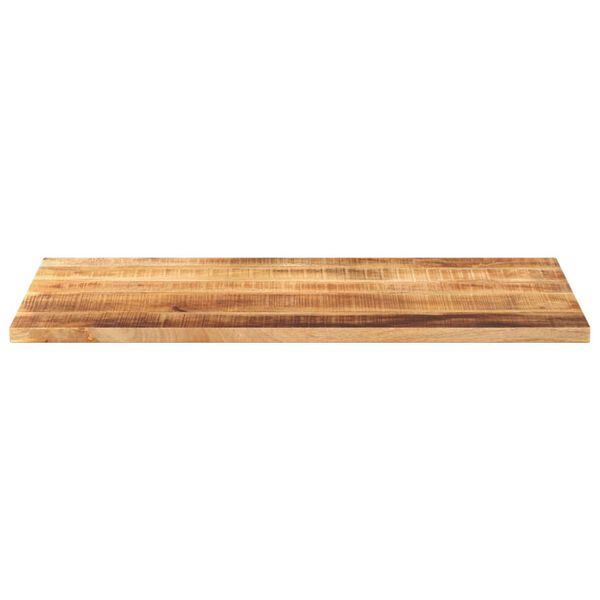 vidaXL Table Top Natural Solid rough mango wood 39.4 x 23.6 x 1.5 in