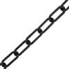 vidaXL Warning Chain Black 98.4 ' &Oslash;0.24 " Plastic