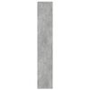 vidaXL Bookcase Concrete grey Engineered wood Medium Bookcase