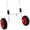 vidaXL Kayak Trolley 198.4 lb Aluminium
