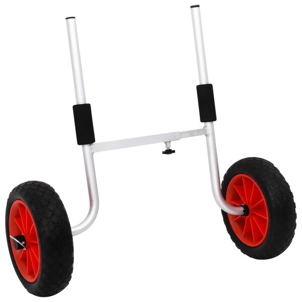 vidaXL Kayak Trolley 198.4 lb Aluminium